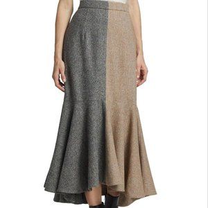 NWT Cinq A Sept Tanya skirt in Cinnamon/Black